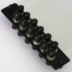 12 Fiber Multimode ST/PC LGX Adapter Panel 12 Fiber Multimode ST/PC LGX Adapter Panel