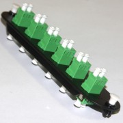 12 Fiber Singlemode Green LC/APC CCH Equivelent Adapter Panel 