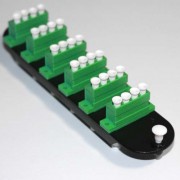 24 Fiber Singlemode Green LC/APC CCH Equivelent Adapter Panel 