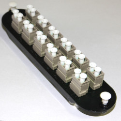 24 Fiber Multimode Beige LC/PC CCH Equivelent Adapter Panel 