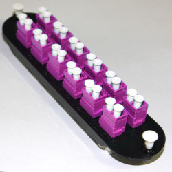 24 Fiber violet LC/PC CCH Equivelent Adapter Panel 