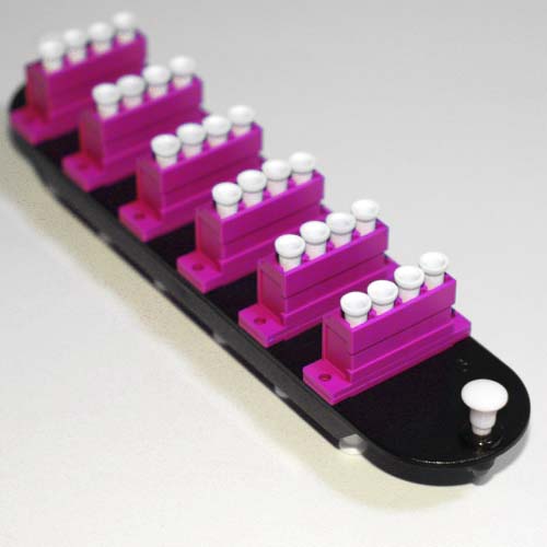 24 Fiber violet LC/PC CCH Equivelent Adapter Panel 