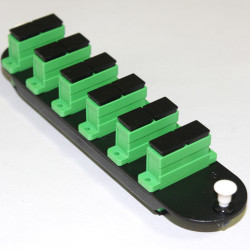 12 Fiber Singlemode Green SC/APC CCH Equivelent Adapter Panel 12 Fiber Singlemode Green SC/APC CCH Equivelent Adapter Panel