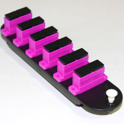 12 Fiber violet SC/PC CCH Equivelent Adapter Panel 