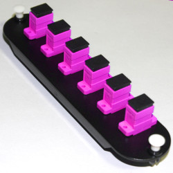 6 Fiber violet SC/PC CCH Equivelent Adapter Panel 