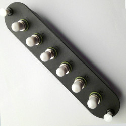 6 Fiber Multimode ST/PC CCH Equivelent Adapter Panel 