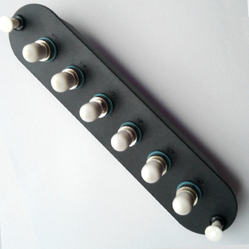 6 Fiber Singlemode ST/UPC CCH Equivelent Adapter Panel 