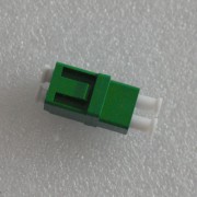 LC/APC Adapter Singlemode Duplex Green