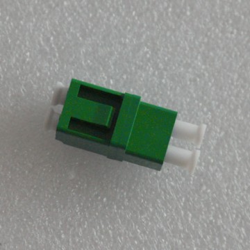 LC/APC Adapter Singlemode Duplex Green