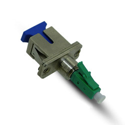 LC/APC Male to SC Female Hybrid Adapter 9/125 OS2 Singlemode Simplex LC/APC Male to SC Female Hybrid Adapter 9/125 OS2 Singlemode Simplex