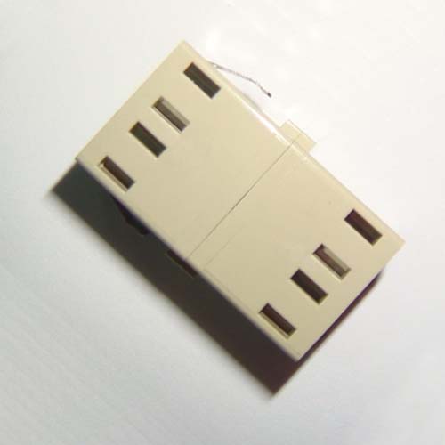 LC/PC Adapter Duplex Beige SC Footprint No Flange LC/PC Adapter Duplex Beige SC Footprint No Flange