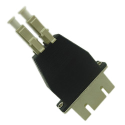 LC Male to SC Female Hybrid Adapter 50/125 OM2 Multimode Duplex LC Male to SC Female Hybrid Adapter 50/125 OM2 Multimode Duplex