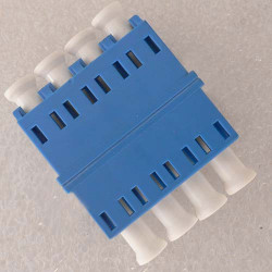 LC/UPC Adapter Singlemode Quad Blue No Flange LC/UPC Adapter Singlemode Quad Blue No Flange