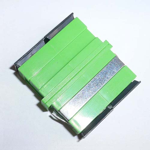 SC/APC Adapter Singlemode Duplex Green No Flange