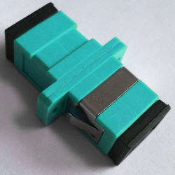 SC/PC Adapter Simplex Aqua