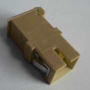 SC/PC Adapter Simplex Beige Shutter No Flange