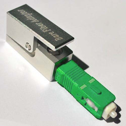 SC/APC Bare Fiber Adapter Ceramic Ferrule Square type