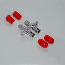 ST/PC Adapter Duplex Multimode Rectangular type Metal