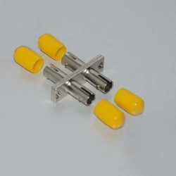ST/UPC Adapter Singlemode Duplex Singlemode Rectangular type Metal