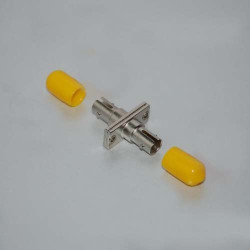 ST/UPC Adapter Singlemode Simplex Singlemode Rectangular type Metal