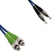 FC/APC to FC Armored Duplex Patch Cord 9/125 OS2 Singlemode