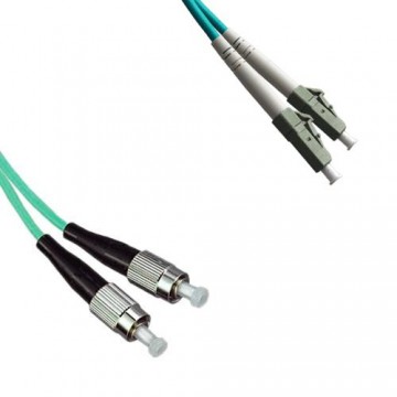 FC to LC Armored Duplex Patch Cord 50/125 OM4 Multimode