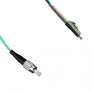 FC to LC Armored Simplex Patch Cord 50/125 OM3 Multimode