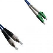 FC to LC/APC Armored Duplex Patch Cord 9/125 OS2 Singlemode