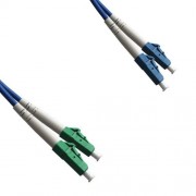 LC/APC to LC Armored Duplex Patch Cord 9/125 OS2 Singlemode