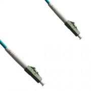 LC to LC Armored Simplex Patch Cord 50/125 OM3 Multimode