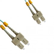 SC to SC Armored Duplex Patch Cord 50/125 OM3 Multimode