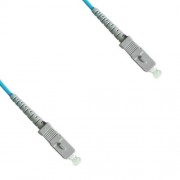 SC to SC Armored Simplex Patch Cord 50/125 OM3 Multimode