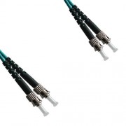 ST to ST Armored Duplex Patch Cord 50/125 OM3 Multimode