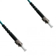 ST to ST Armored Simplex Patch Cord 50/125 OM3 Multimode