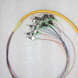 12 Fiber FC/APC Bunch Fanout Pigtails 9/125 OS2 Singlemode 12 Fiber FC/APC Bunch Fanout Pigtails 9/125 OS2 Singlemode