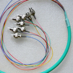 8 Fiber FC Bunch Fanout Pigtails 50/125 OM3 Multimode 8 Fiber FC Bunch Fanout Pigtails 50/125 OM3 Multimode