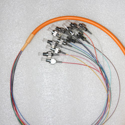 12 Fiber FC Bunch Fanout Pigtails 50/125 OM2 Multimode 12 Fiber FC Bunch Fanout Pigtails 50/125 OM2 Multimode