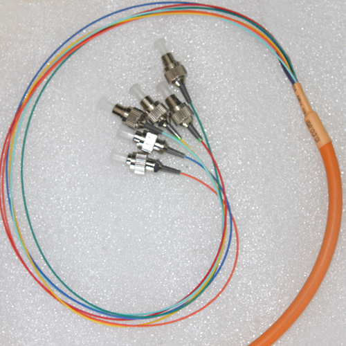 6 Fiber FC Bunch Fanout Pigtails 50/125 OM2 Multimode 6 Fiber FC Bunch Fanout Pigtails 50/125 OM2 Multimode
