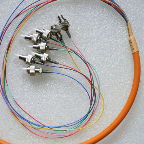 8 Fiber FC Bunch Fanout Pigtails 50/125 OM2 Multimode 8 Fiber FC Bunch Fanout Pigtails 50/125 OM2 Multimode