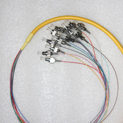 12 Fiber FC Bunch Fanout Pigtails 9/125 OS2 Singlemode 12 Fiber FC Bunch Fanout Pigtails 9/125 OS2 Singlemode
