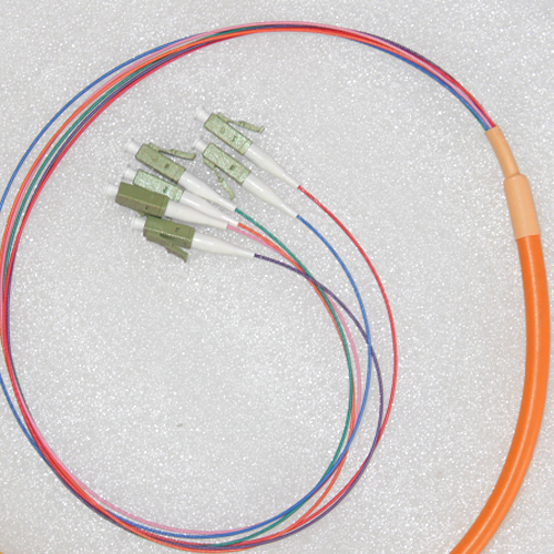 6 Fiber LC Bunch Fanout Pigtails 62.5/125 OM1 Multimode