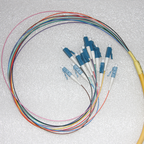 12 Fiber LC Bunch Fanout Pigtails 9/125 OS2 Singlemode 12 Fiber LC Bunch Fanout Pigtails 9/125 OS2 Singlemode