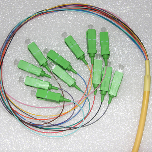 12 Fiber SC/APC Bunch Fanout Pigtails 9/125 OS2 Singlemode 12 Fiber SC/APC Bunch Fanout Pigtails 9/125 OS2 Singlemode