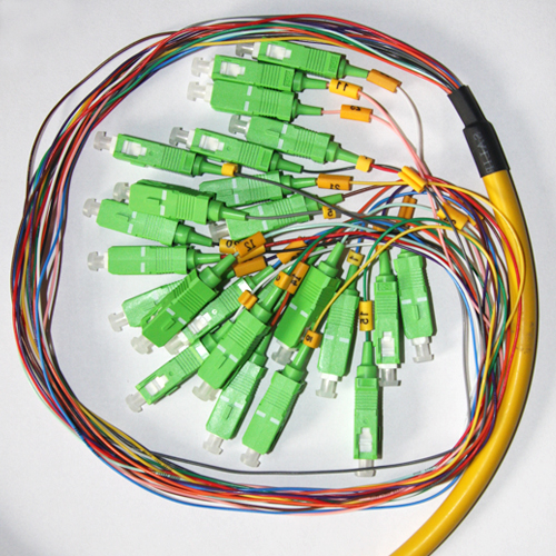 24 Fiber SC/APC Bunch Fanout Pigtails 9/125 OS2 Singlemode 24 Fiber SC/APC Bunch Fanout Pigtails 9/125 OS2 Singlemode