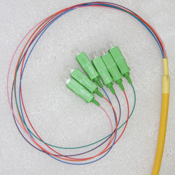 6 Fiber SC/APC Bunch Fanout Pigtails 9/125 OS2 Singlemode 6 Fiber SC/APC Bunch Fanout Pigtails 9/125 OS2 Singlemode