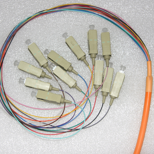 12 Fiber SC Bunch Fanout Pigtails 50/125 OM2 Multimode 12 Fiber SC Bunch Fanout Pigtails 50/125 OM2 Multimode