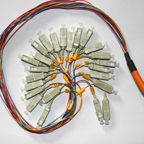 24 Fiber SC Bunch Fanout Pigtails 62.5/125 OM1 Multimode 24 Fiber SC Bunch Fanout Pigtails 62.5/125 OM1 Multimode