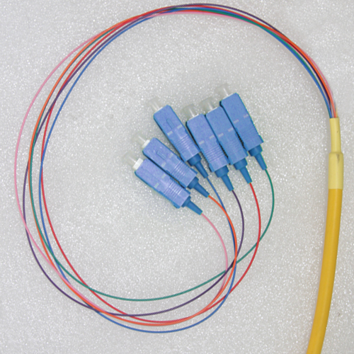 6 Fiber SC Bunch Fanout Pigtails 9/125 OS2 Singlemode 6 Fiber SC Bunch Fanout Pigtails 9/125 OS2 Singlemode