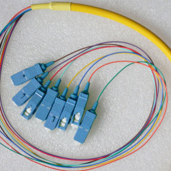 8 Fiber SC Bunch Fanout Pigtails 9/125 OS2 Singlemode 8 Fiber SC Bunch Fanout Pigtails 9/125 OS2 Singlemode