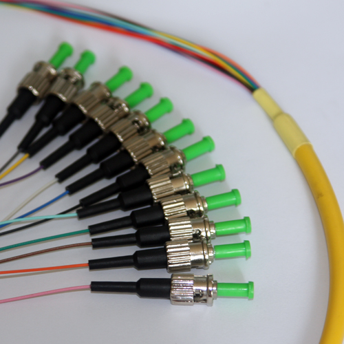12 Fiber ST/APC Bunch Fanout Pigtails 9/125 OS2 Singlemode 12 Fiber ST/APC Bunch Fanout Pigtails 9/125 OS2 Singlemode